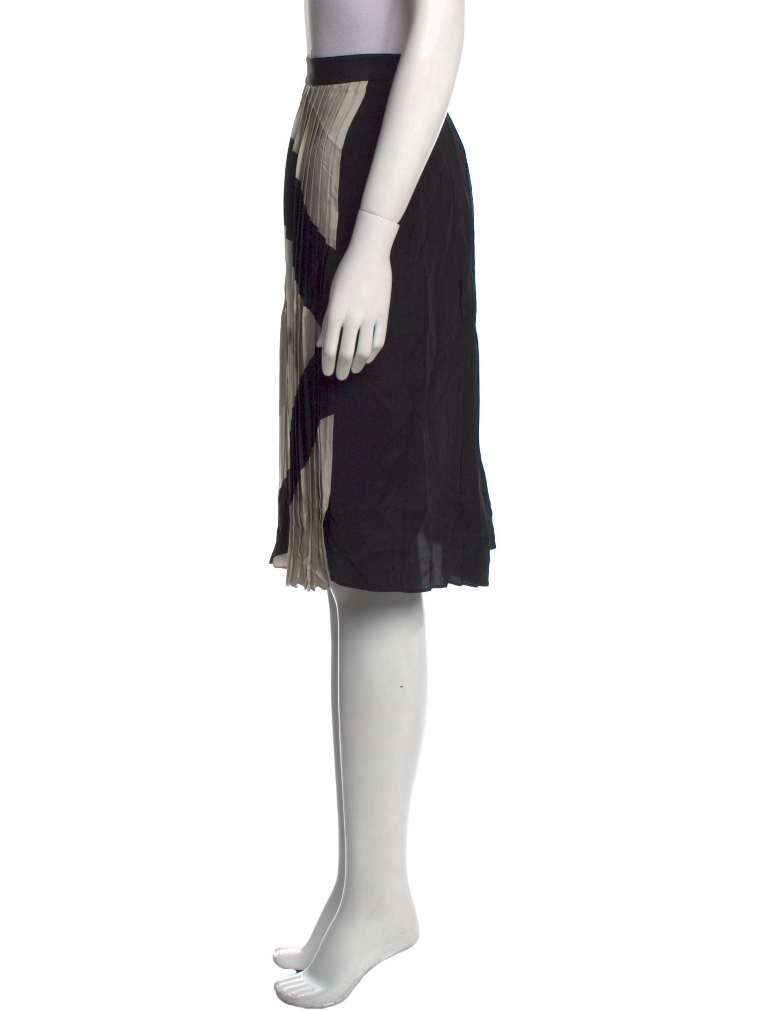 Tibi Silk Knee-Length Skirt