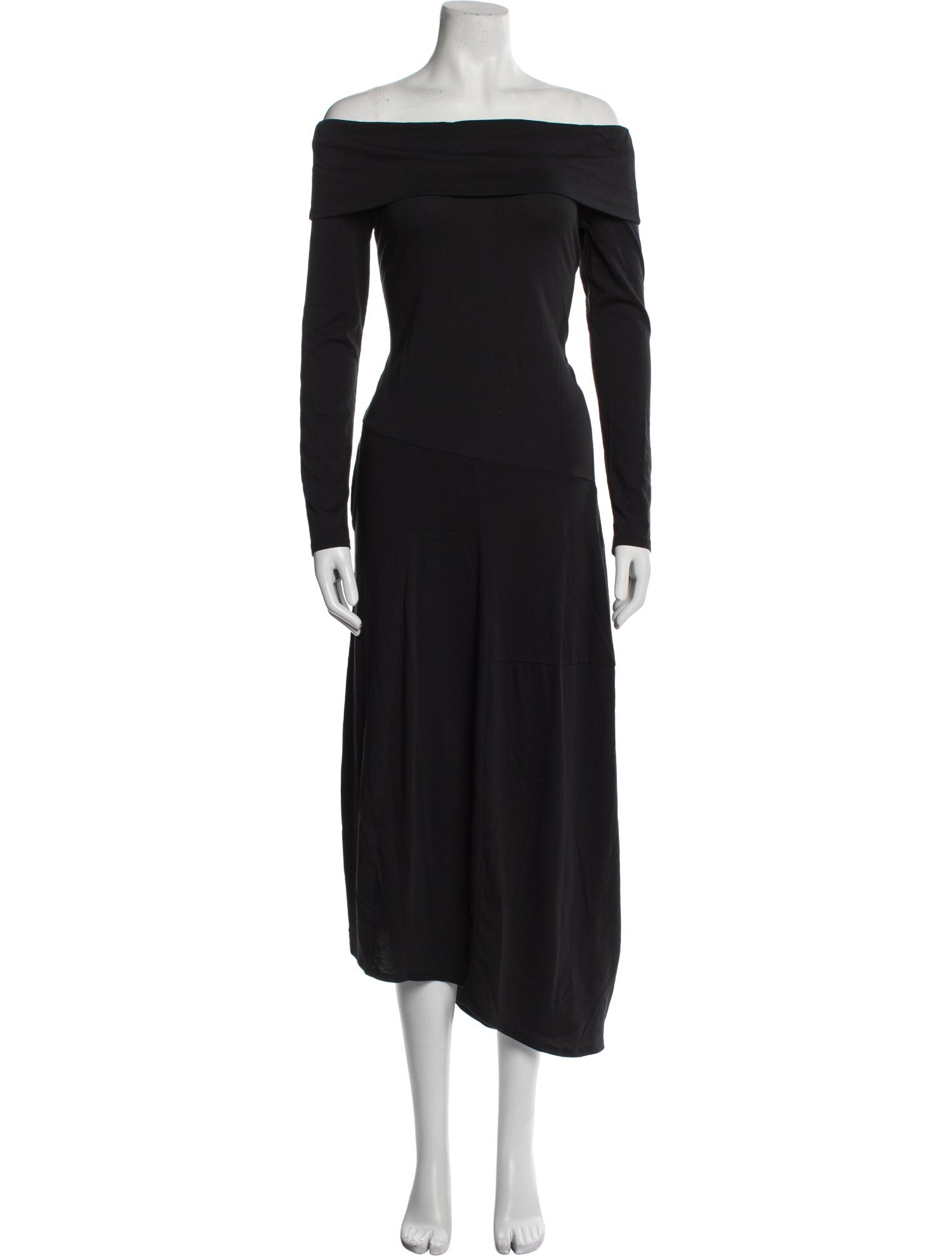 Tibi Off-The-Shoulder Long Dress