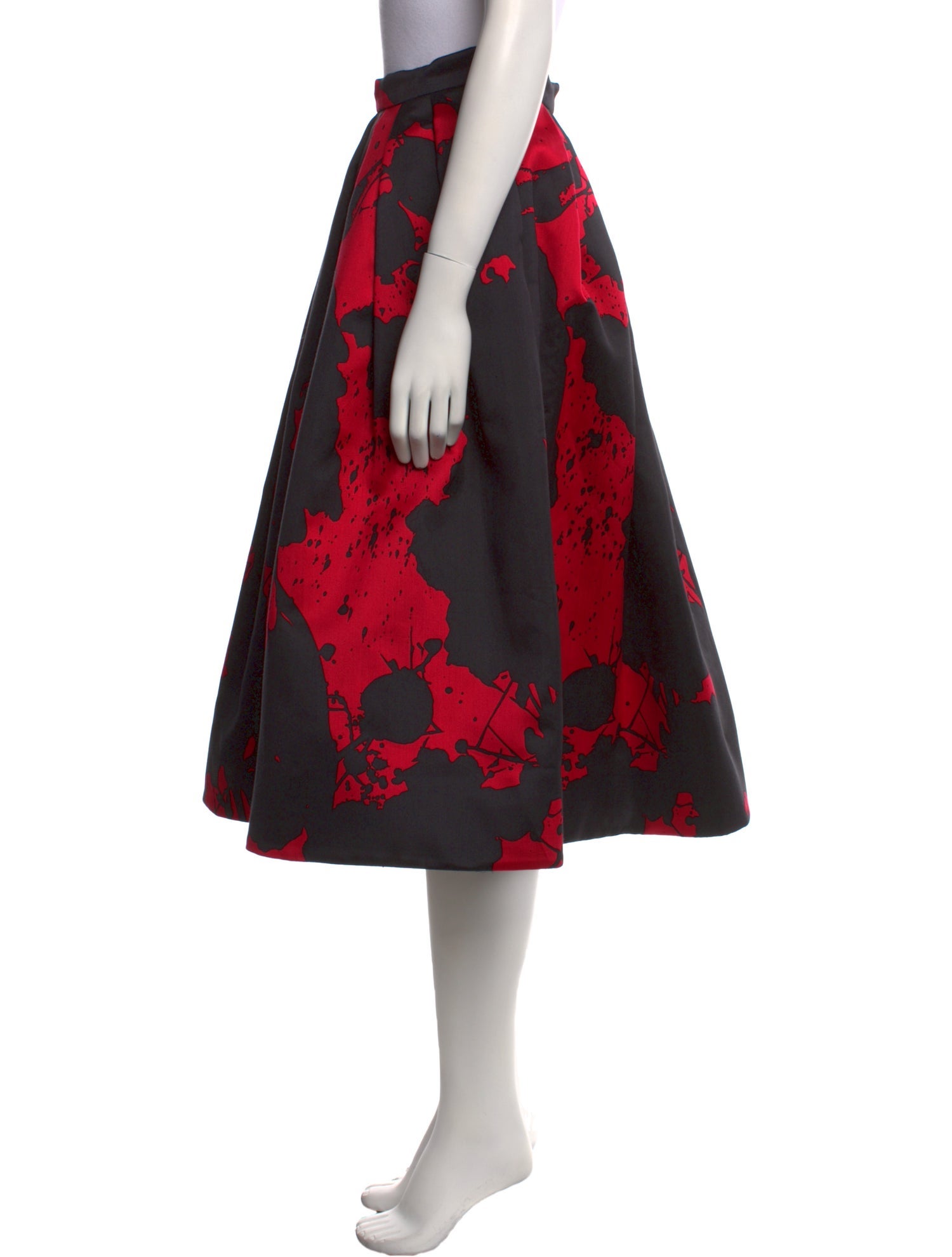 Tibi Linen Midi Length Skirt