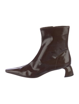 Tibi Patent Leather Boots