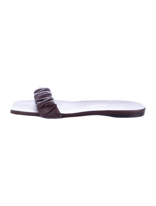 Tibi Leather Slides