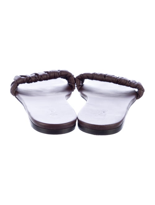 Tibi Leather Slides