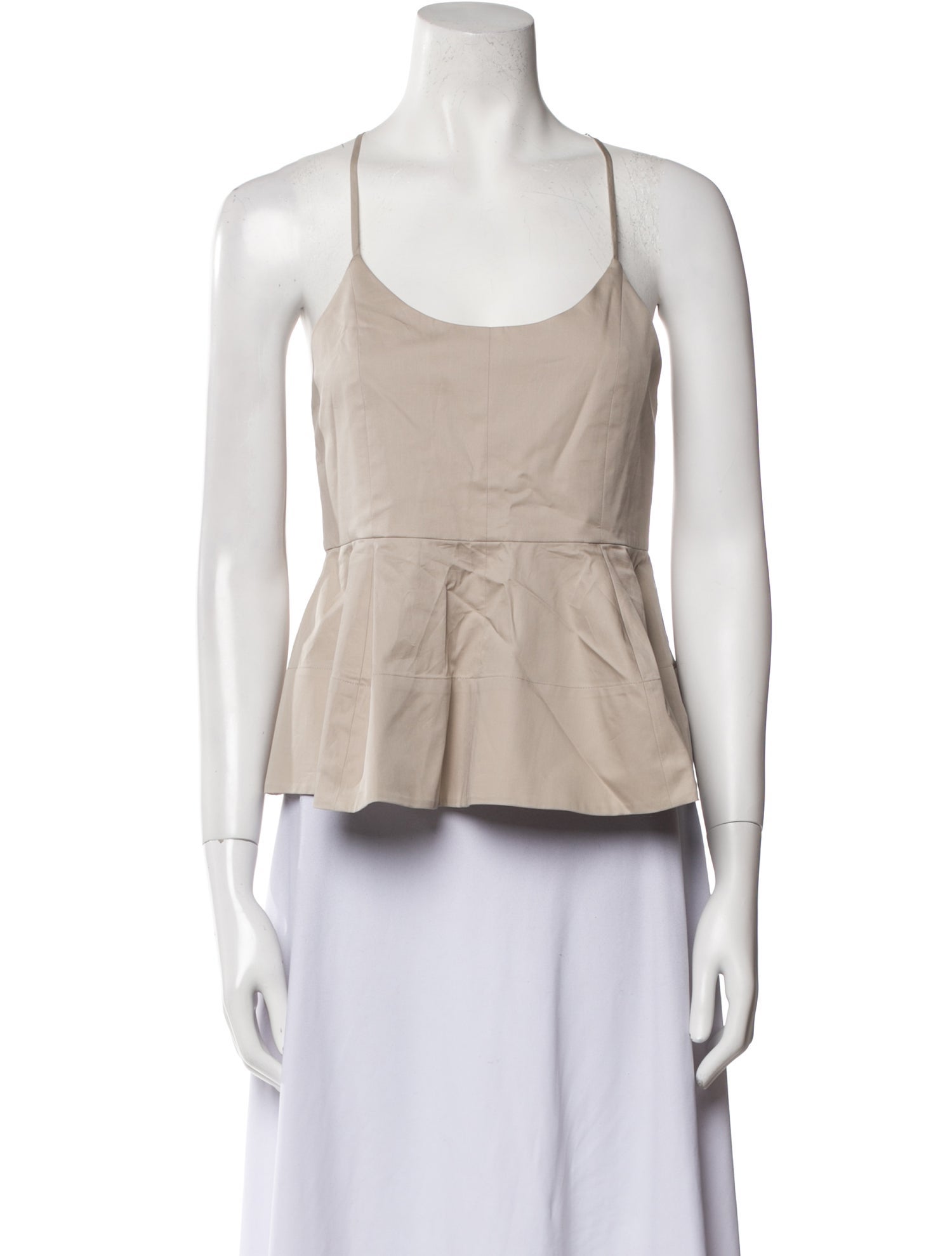 Tibi Square Neckline Sleeveless Top w/ Tags