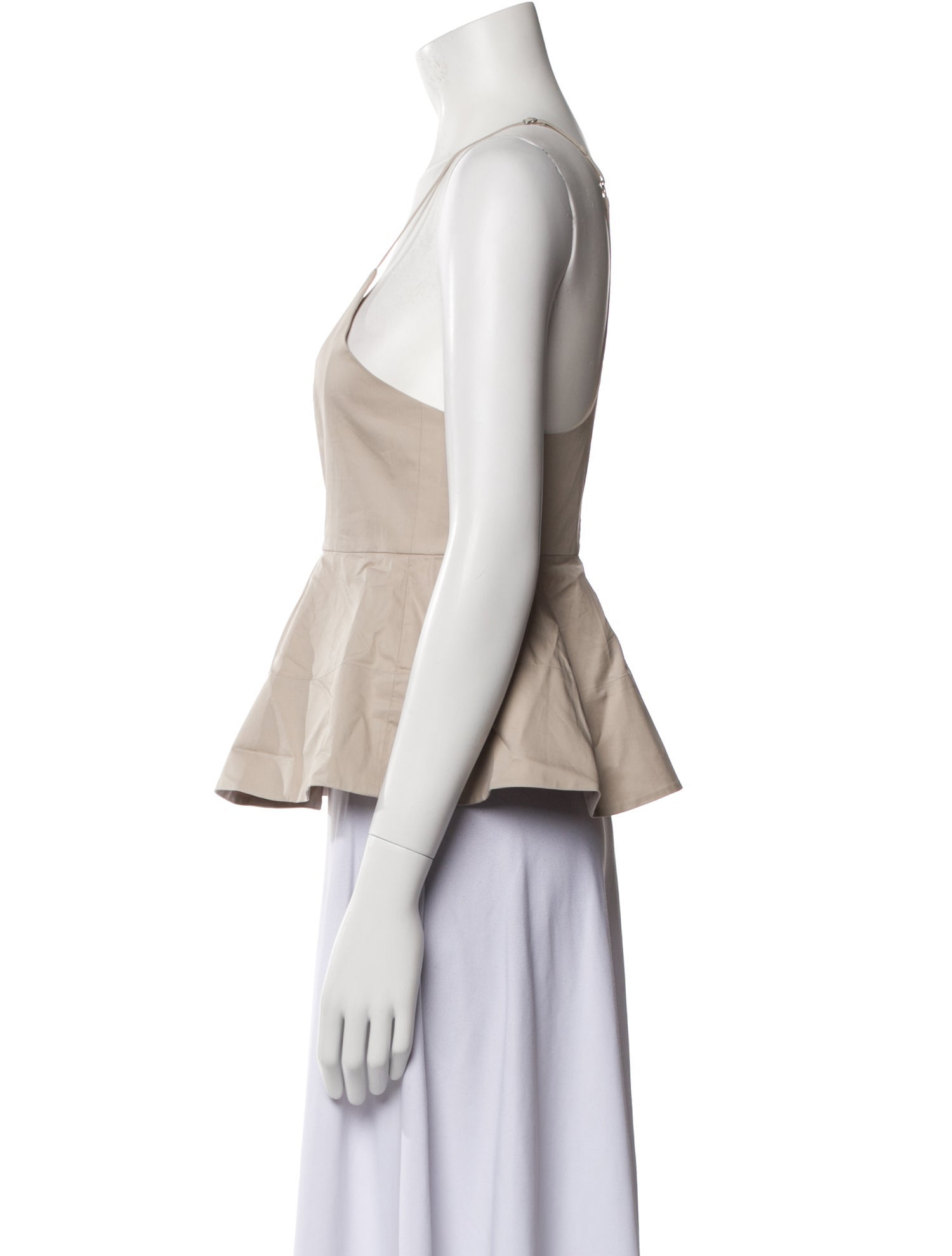 Tibi Square Neckline Sleeveless Top w/ Tags