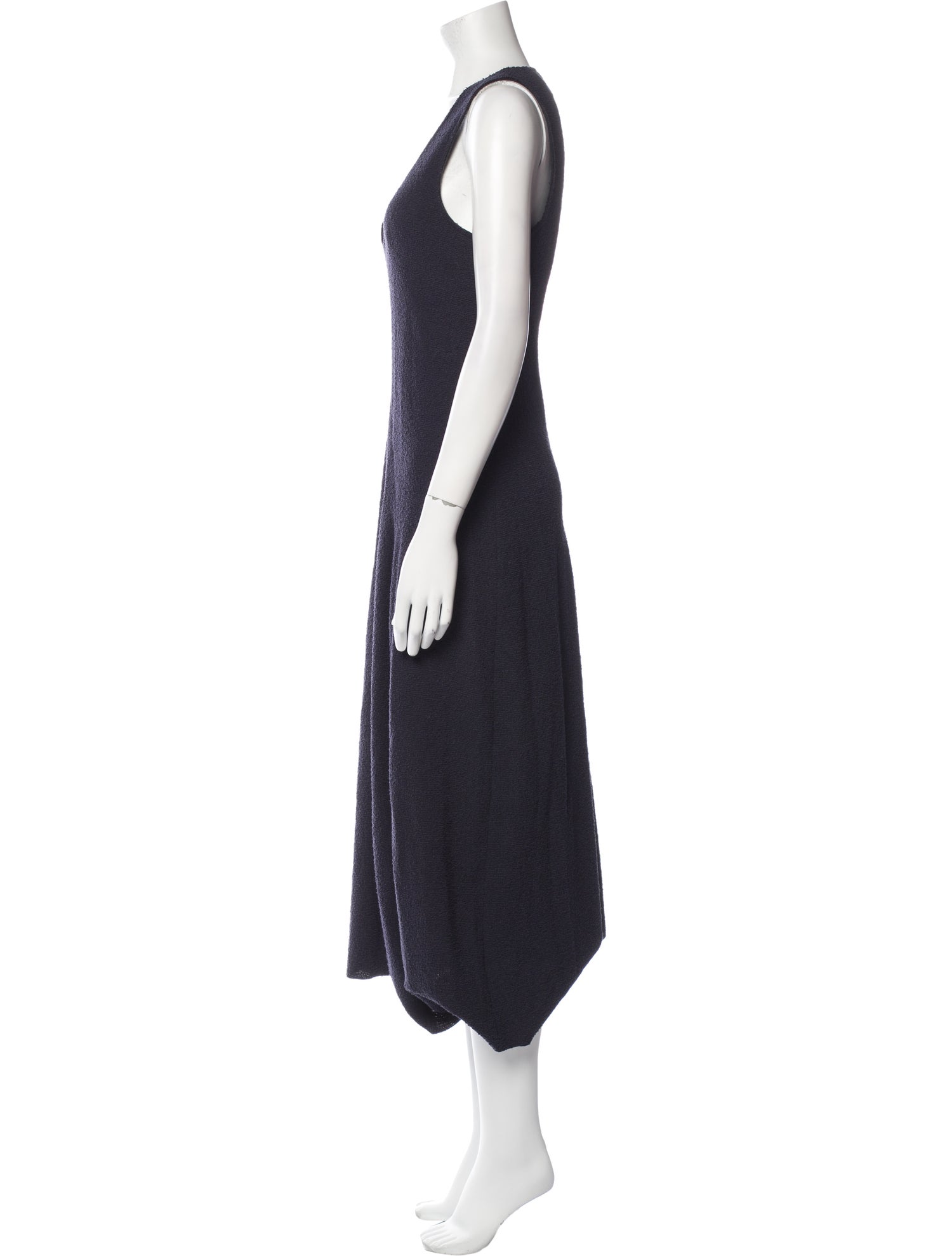 Tibi Scoop Neck Long Dress