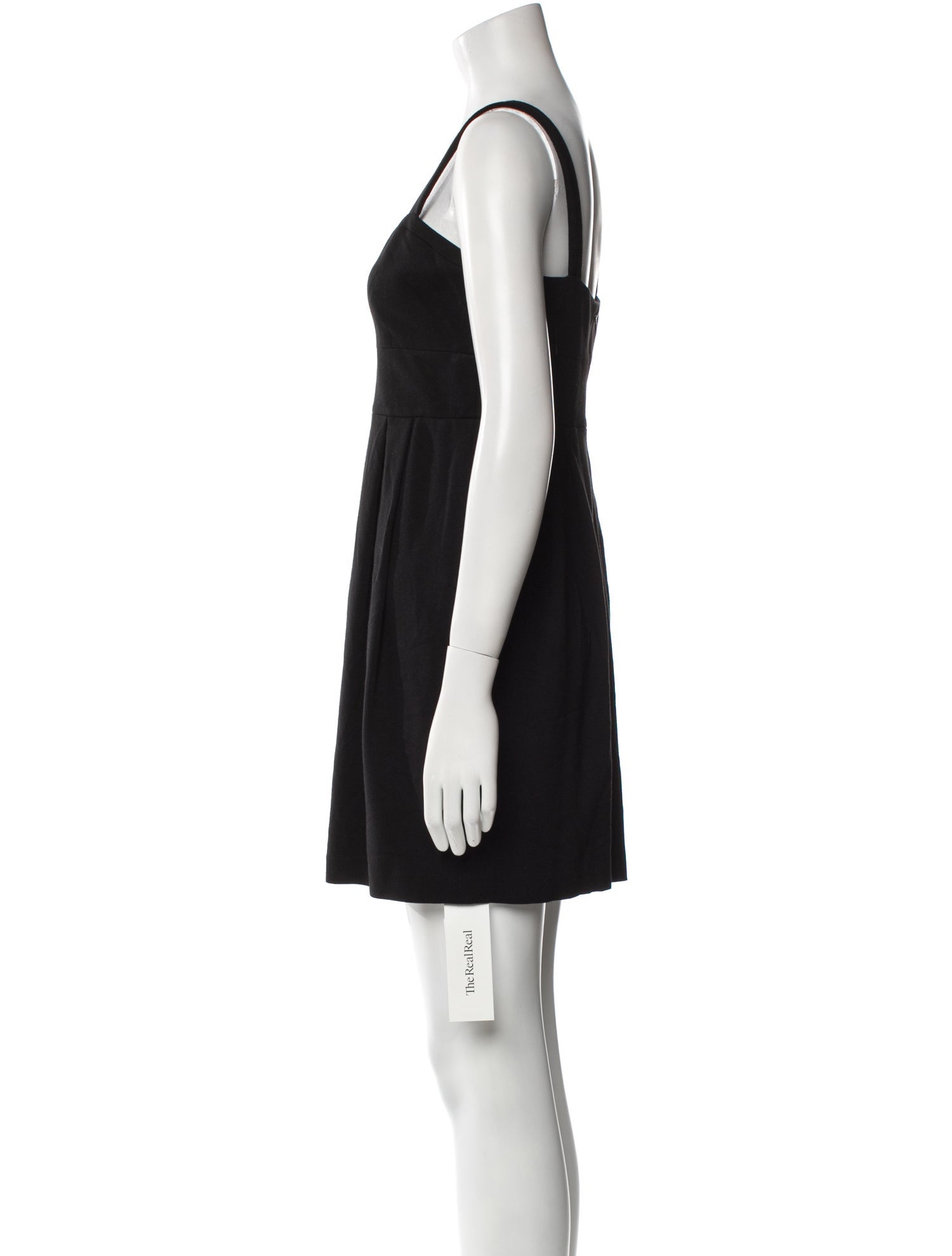 Tibi Square Neckline Mini Dress
