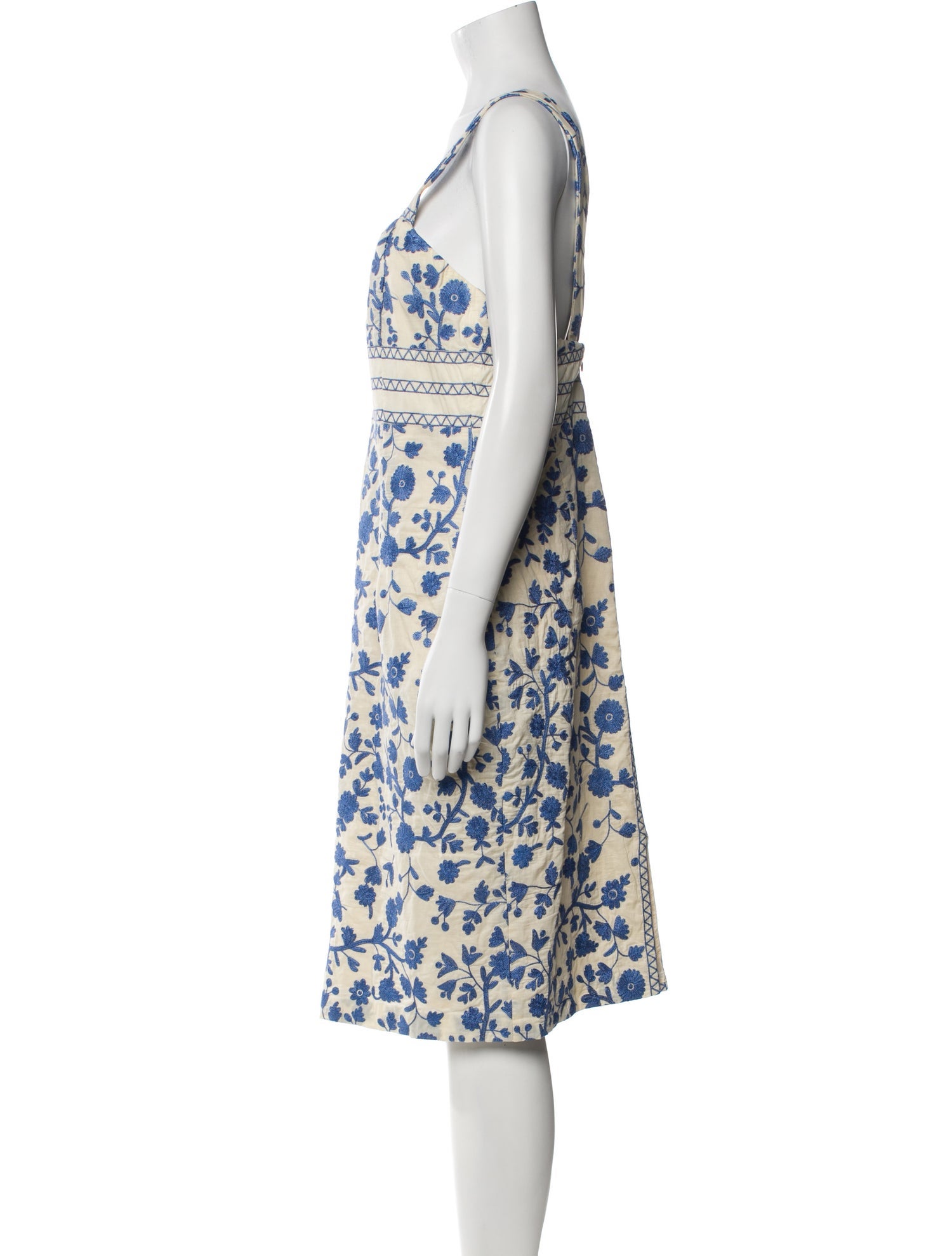 Tibi Printed Midi Length Dress