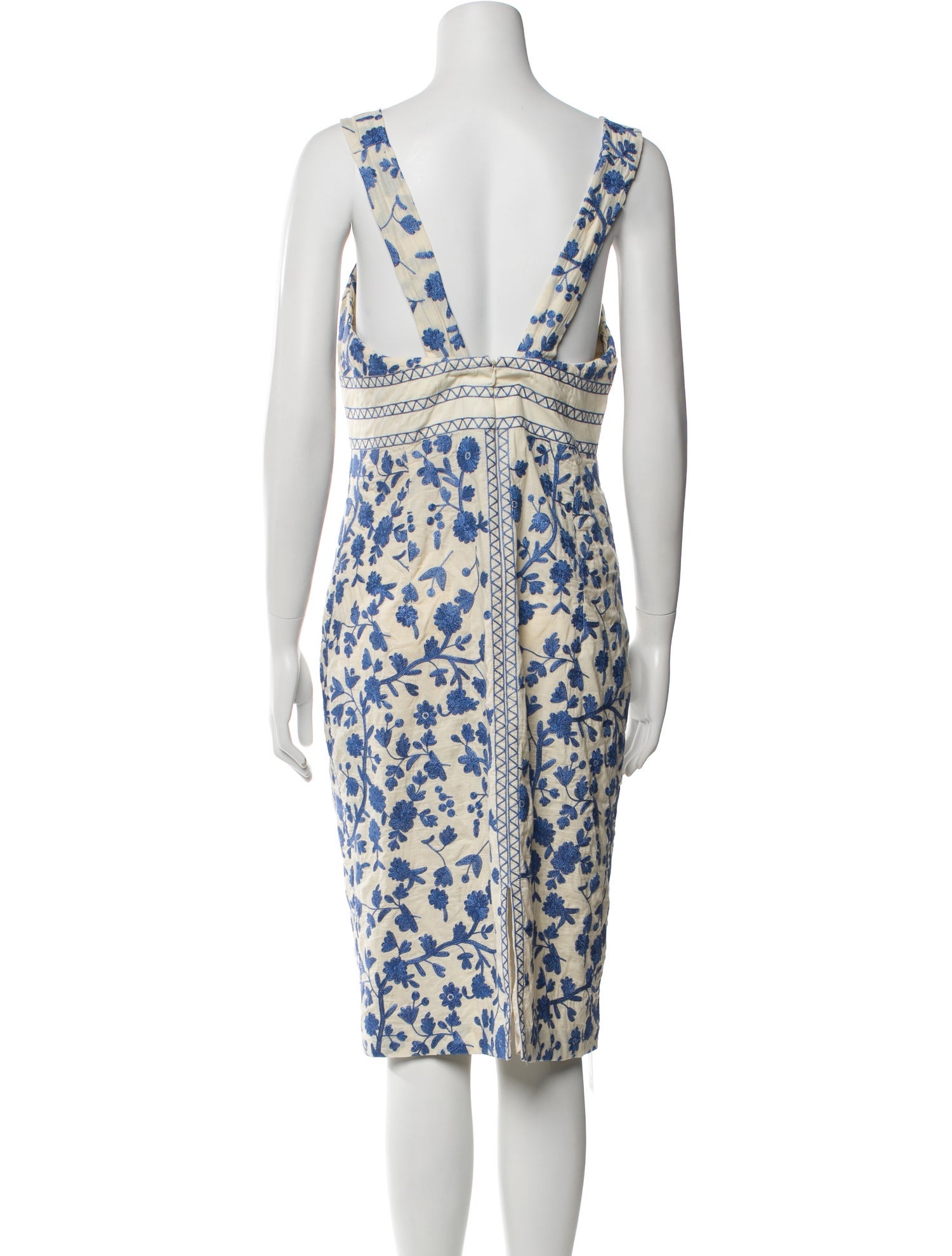 Tibi Printed Midi Length Dress