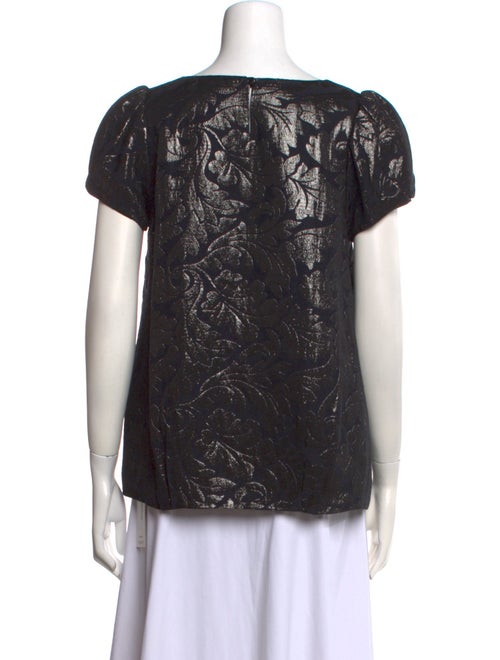 Tibi Scoop Neck Short Sleeve T-Shirt