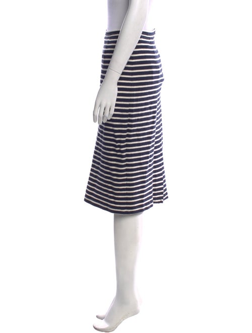 Tibi Striped Knee-Length Skirt