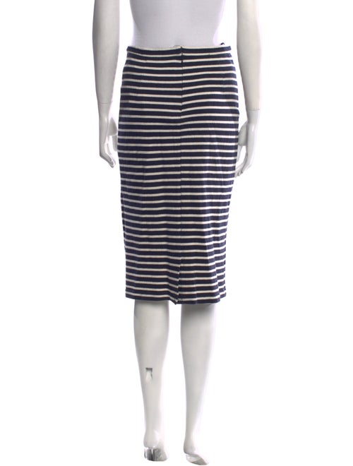 Tibi Striped Knee-Length Skirt