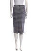 Tibi Striped Knee-Length Skirt