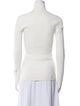 Tibi Mock Neck Long Sleeve Top