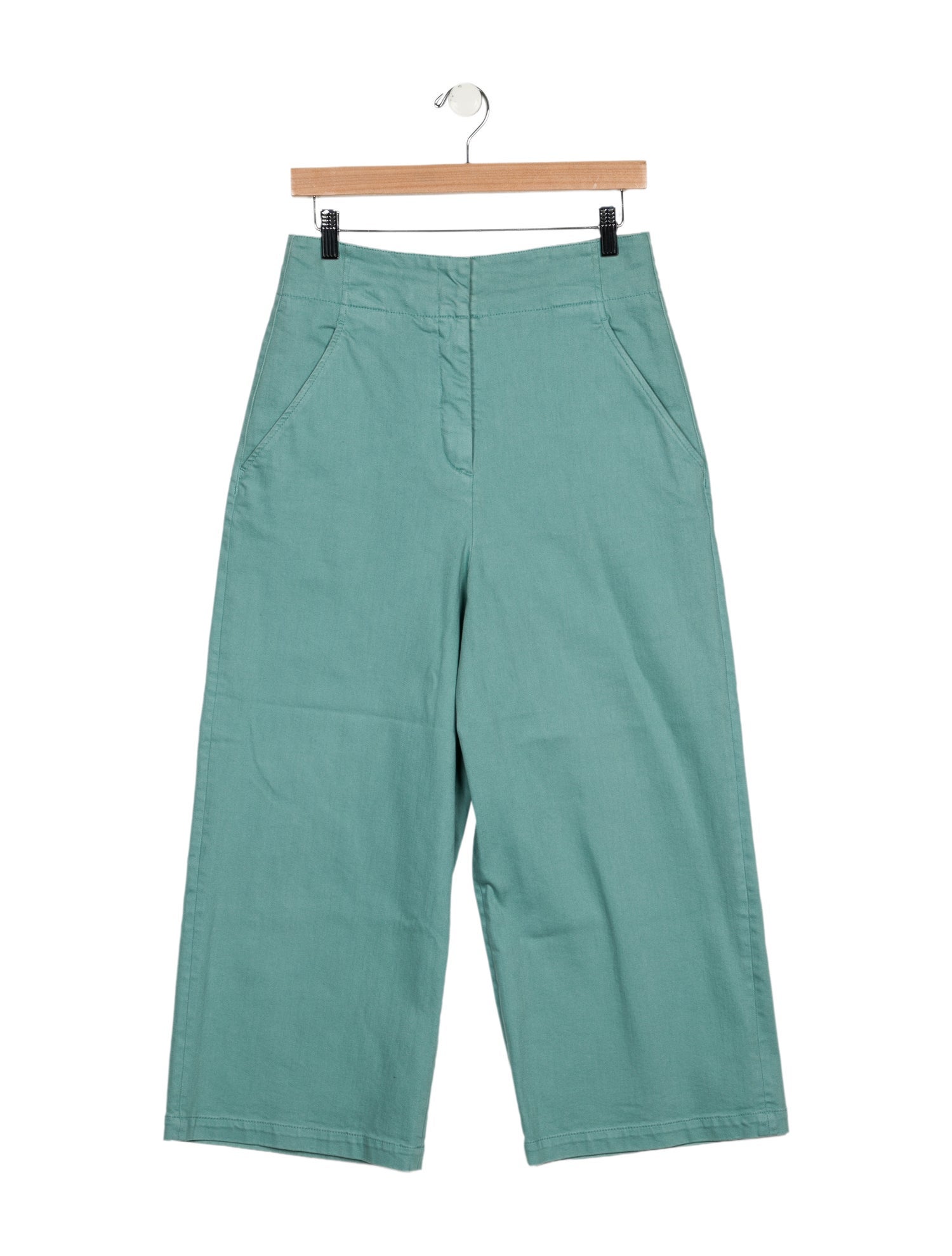 Tibi High-Rise Wide Leg Jeans