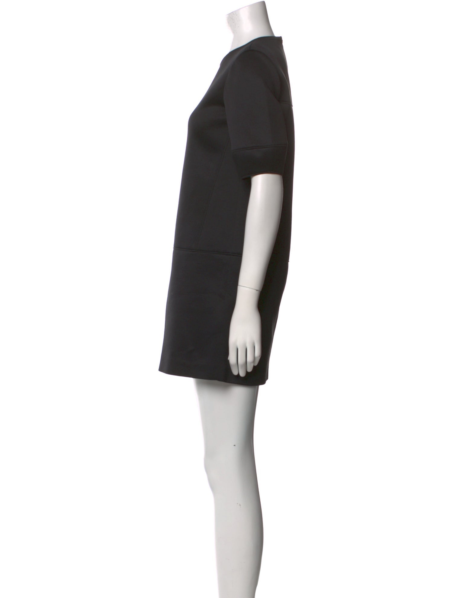 Tibi Crew Neck Mini Dress