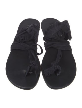 Tibi Suede Gladiator Sandals