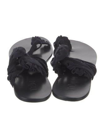 Tibi Suede Gladiator Sandals