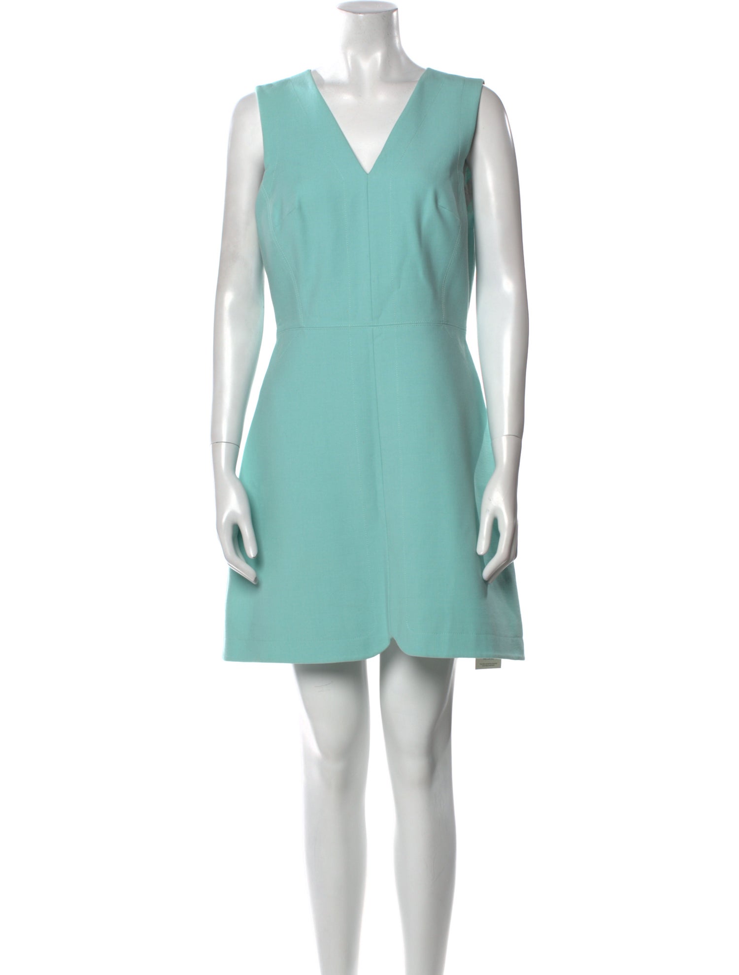 Tibi V-Neck Mini Dress