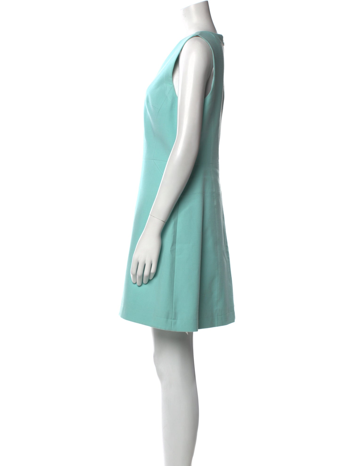 Tibi V-Neck Mini Dress