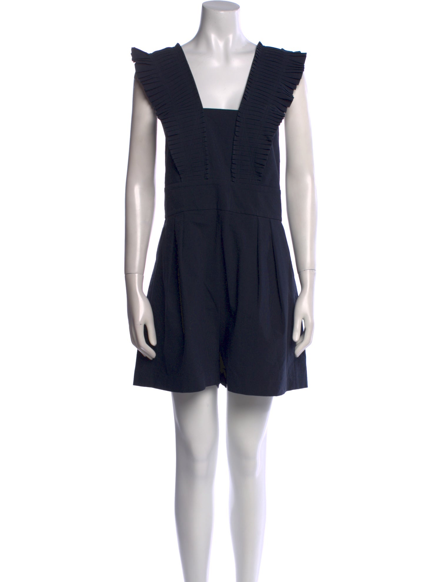 Tibi Square Neckline Romper