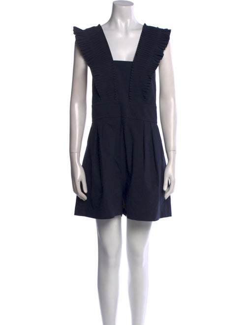 Tibi Square Neckline Romper