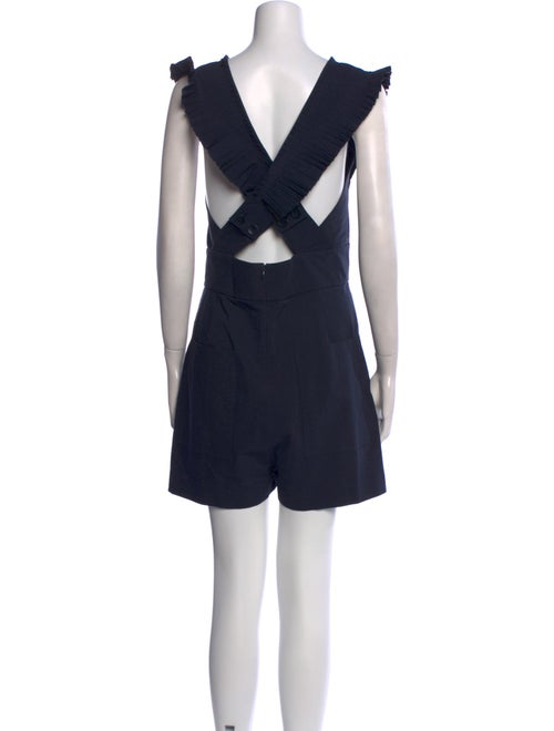 Tibi Square Neckline Romper