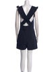 Tibi Square Neckline Romper
