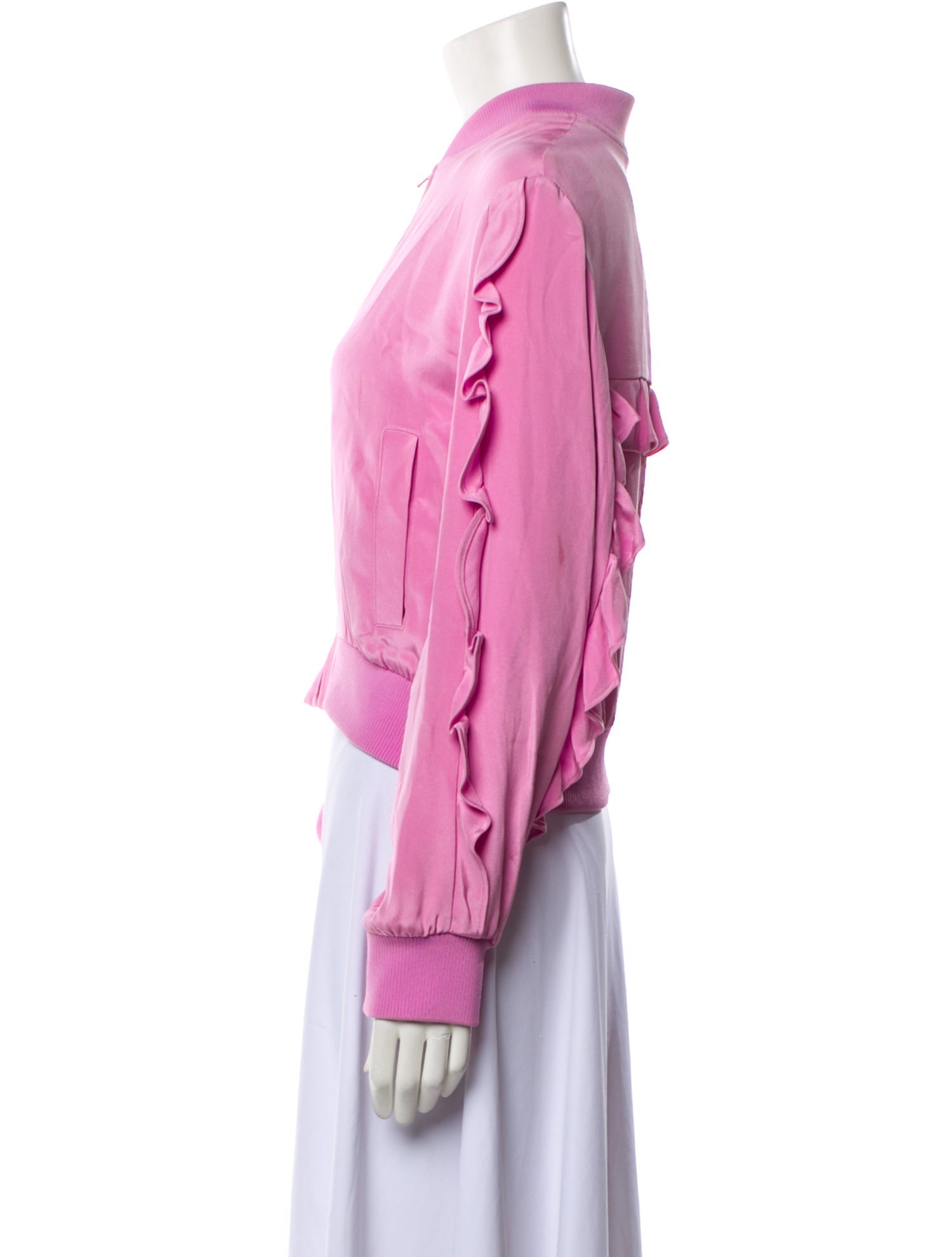 Tibi Silk Bomber Jacket