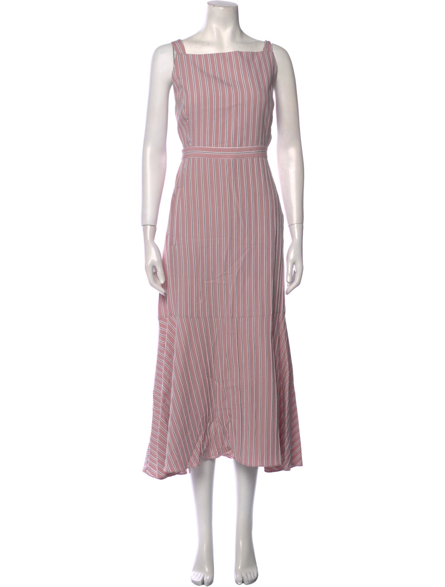Tibi Striped Long Dress