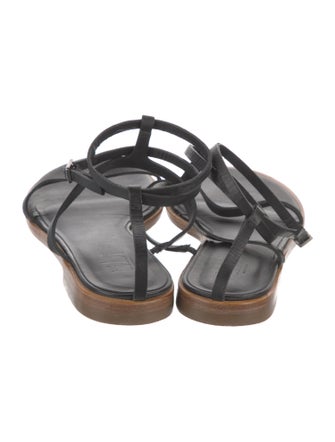 Tibi Leather Slingback Sandals