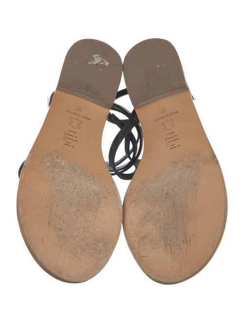 Tibi Leather Slingback Sandals