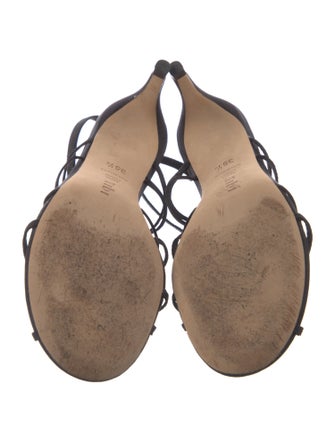 Tibi Satin Slingback Sandals