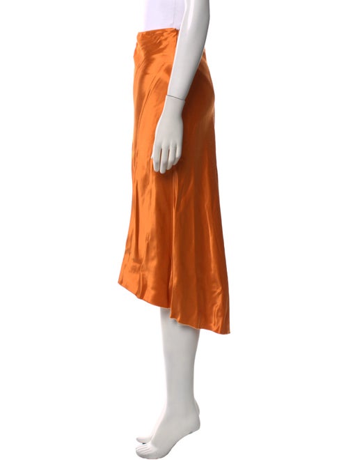 Tibi Raw-Edge Trim Midi Length Skirt