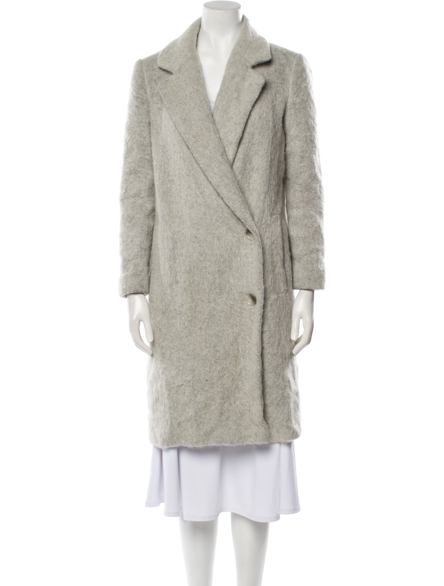 Tibi Alpaca Faux Fur Coat