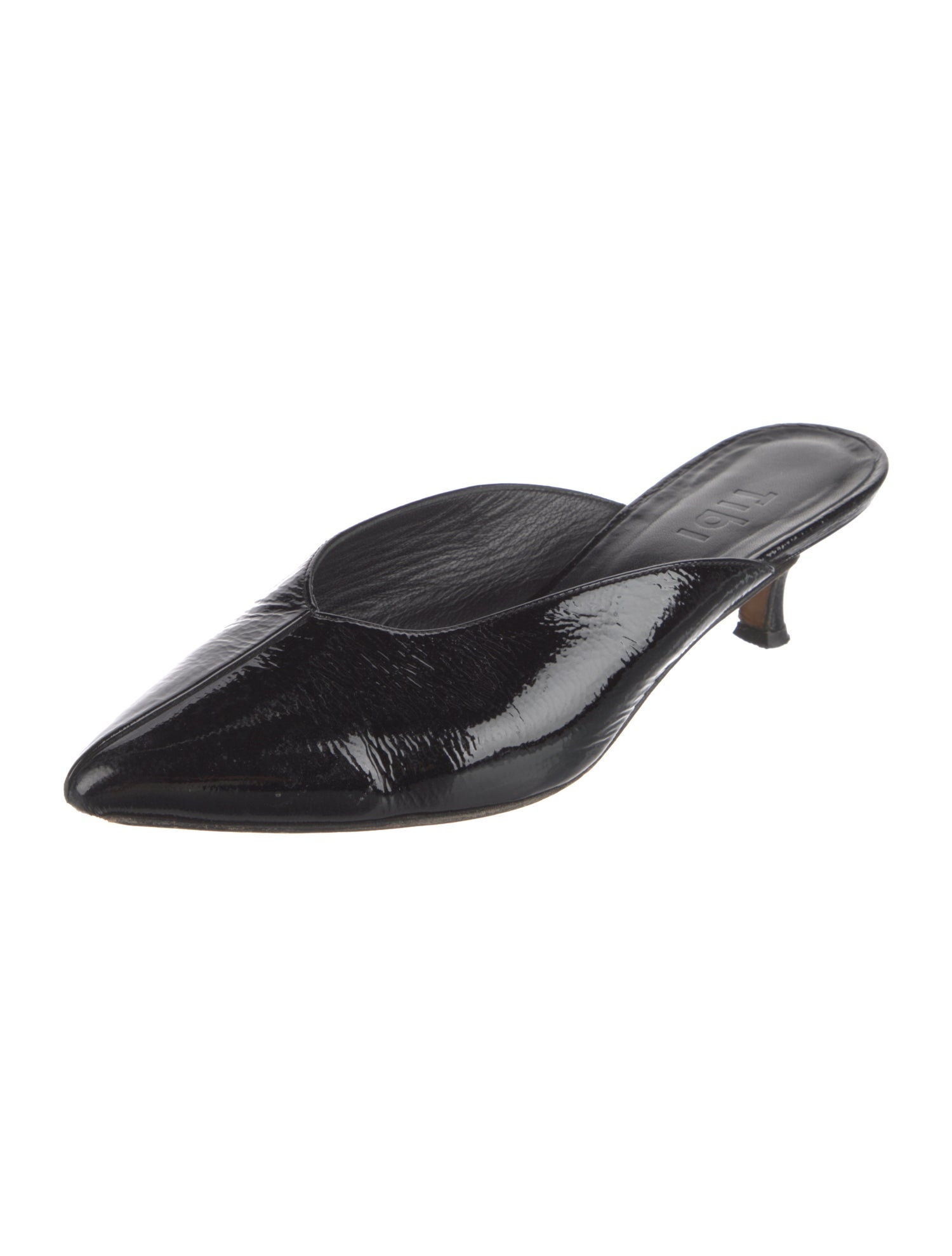 Tibi Patent Leather Mules