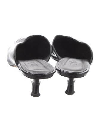 Tibi Patent Leather Mules