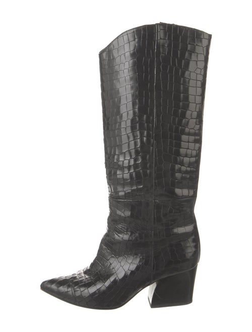 Tibi Leather Riding Boots