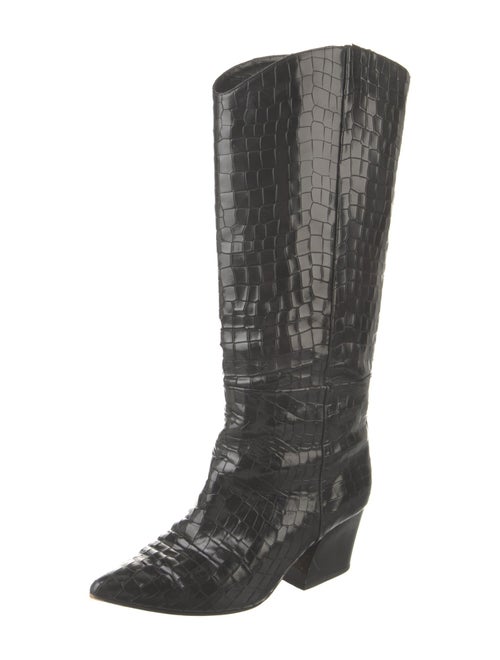 Tibi Leather Riding Boots