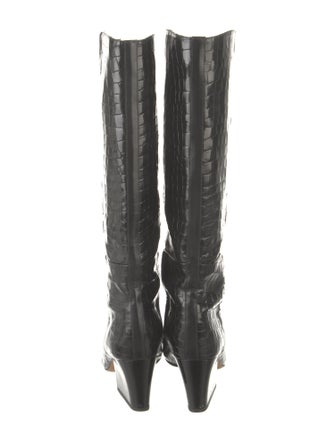 Tibi Leather Riding Boots