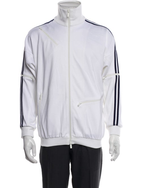 Tibi Striped Turtleneck Cardigan