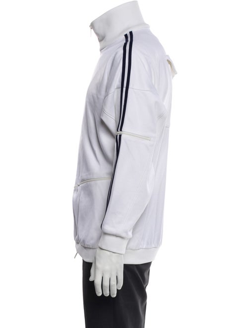 Tibi Striped Turtleneck Cardigan