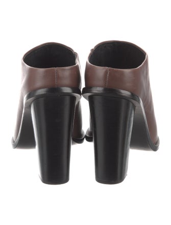 Tibi Leather Slides
