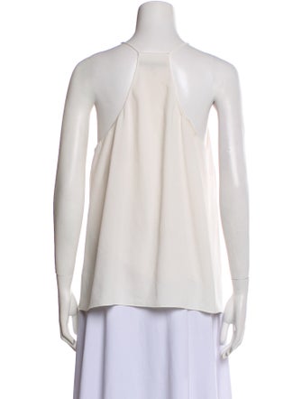Tibi Square Neckline Sleeveless Top