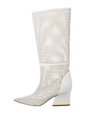 Tibi Leather Riding Boots