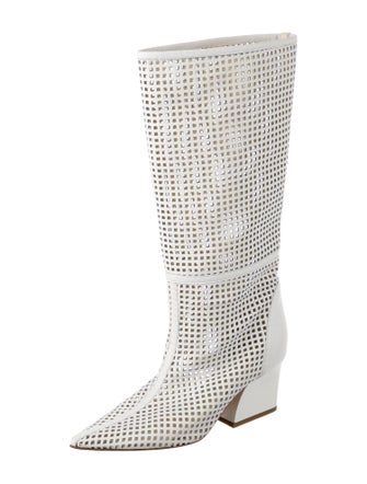 Tibi Leather Riding Boots