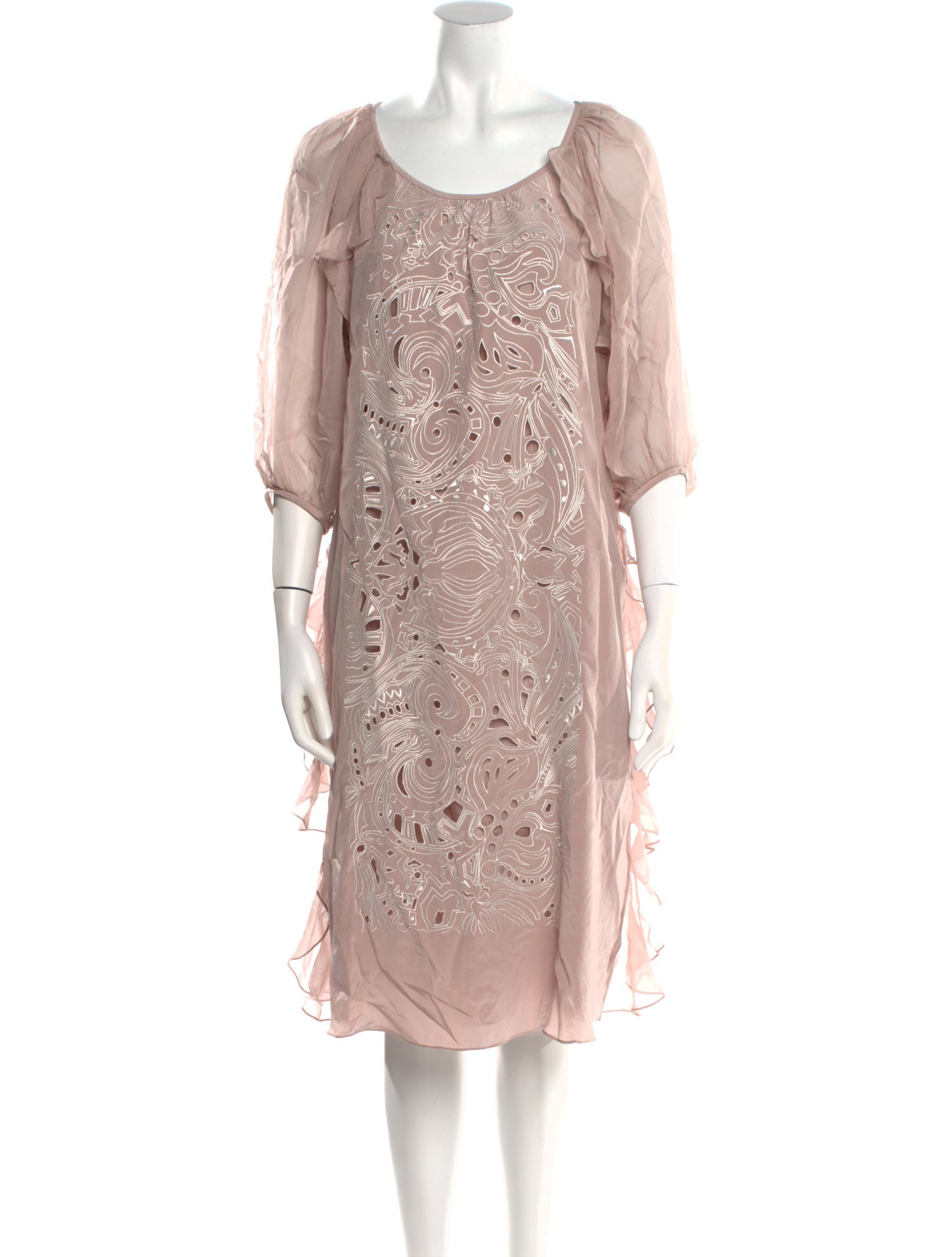 Tibi Silk Midi Length Dress