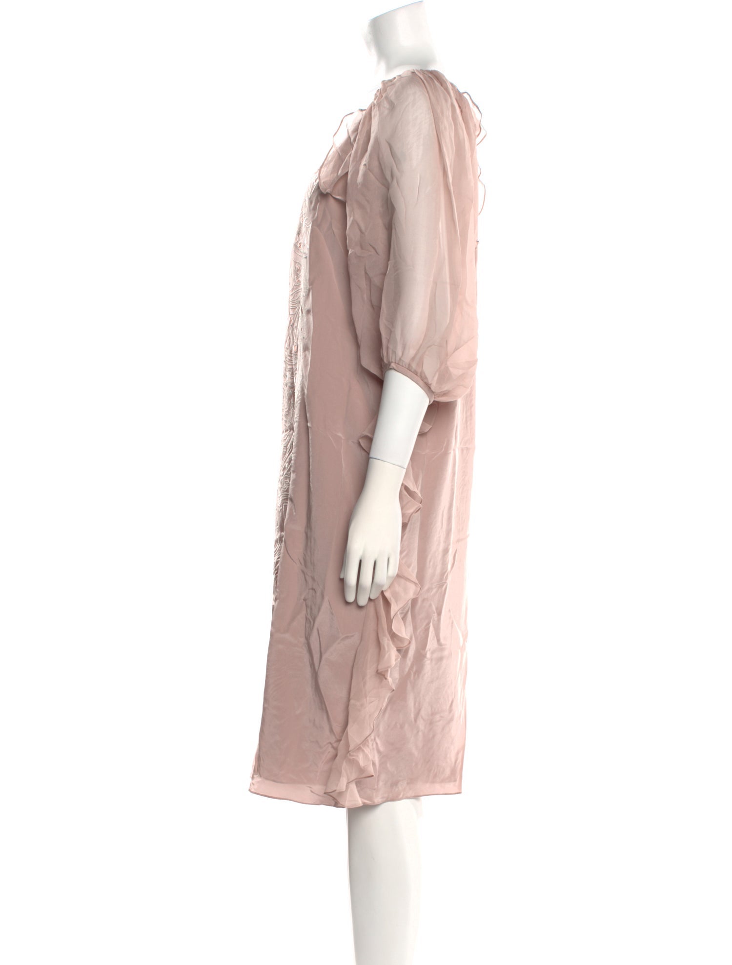 Tibi Silk Midi Length Dress