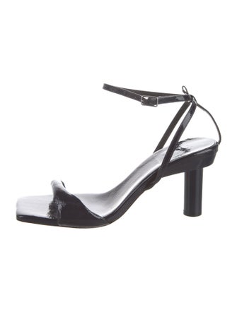 Tibi Patent Leather Slingback Sandals