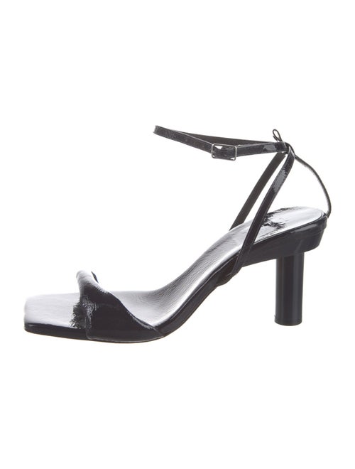 Tibi Patent Leather Slingback Sandals