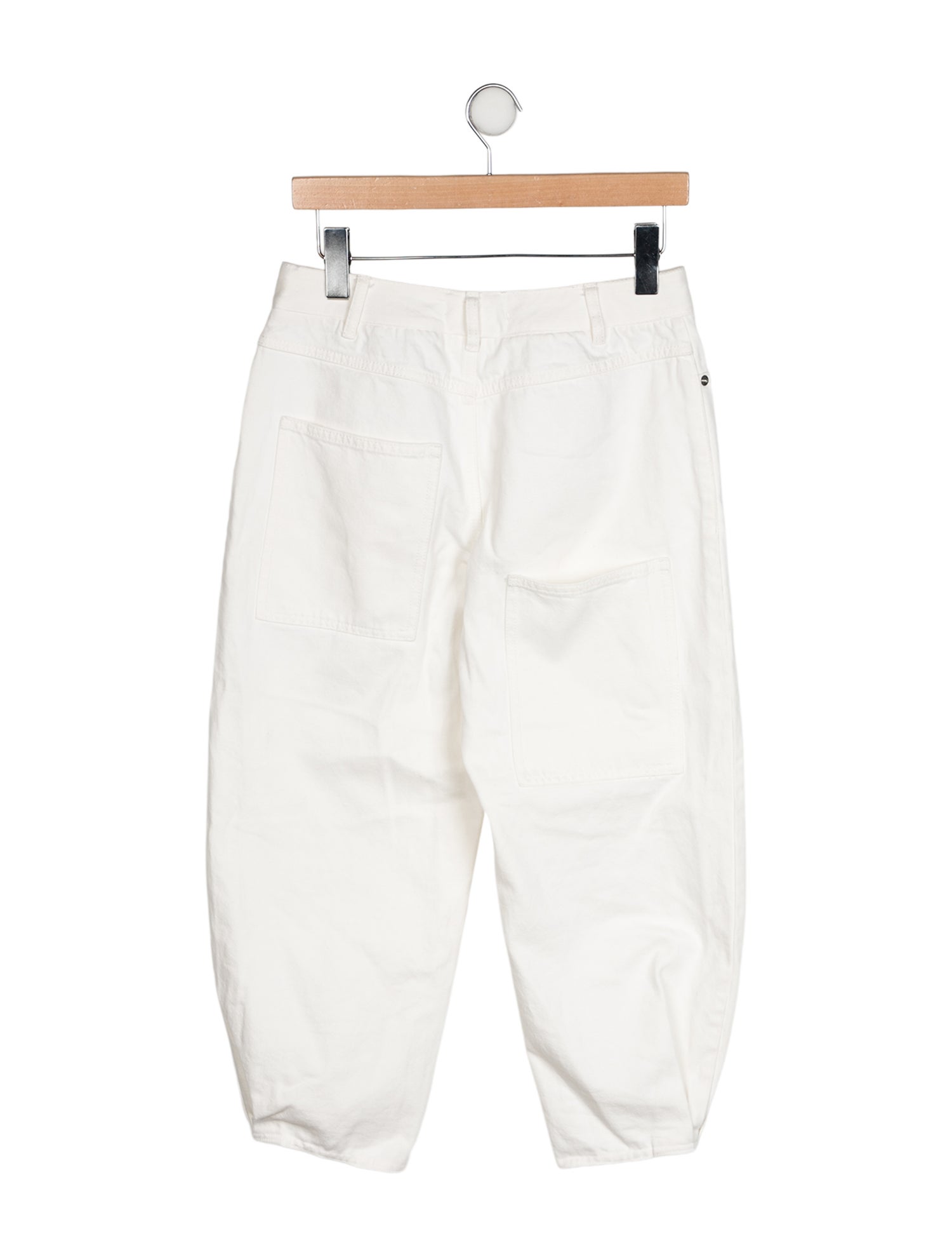 Tibi Mid-Rise Straight Leg Jeans